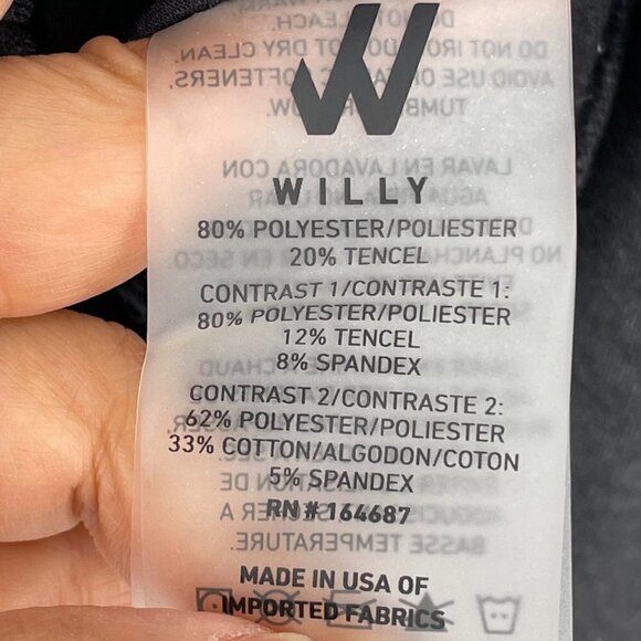 Willy 501 The Zip Up Hoodie Monterey Dark Heather Grey Men's Large - Picture 8 of 10